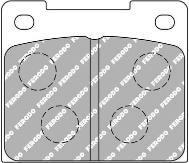 Image of Ferodo FCP809H DS2500 Lotus Super 7 Front Brake Pads